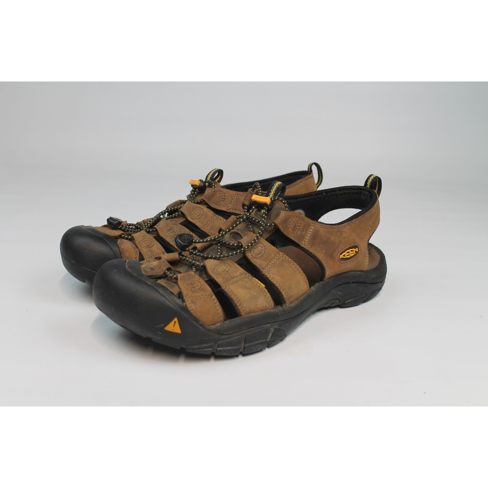 KEEN Newport H2 Sandals Brown Leather Waterproof Hiking - Men Size 12 1001870